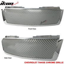 Load image into Gallery viewer, 2007-2014 Tahoe Suburban Avalanche Mesh Chrome Bumper Hood Grille