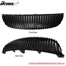 Load image into Gallery viewer, 2006-2007 Lexus GS430 GS350 GS450H Vertical Black Front Hood Grille