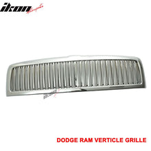 Load image into Gallery viewer, 1994-2002 Dodge Ram 1500 2500 3500 Chrome Vertical Grille Unpainted