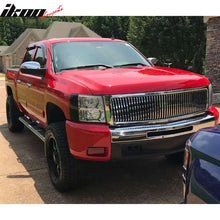 Load image into Gallery viewer, 2007-2013 Chevy Silverado 1500 Front Vertical Hood Grille Chrome ABS