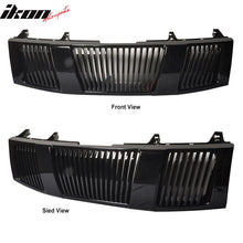 Load image into Gallery viewer, 2004-2007Â Nissan Titan Front Hood Grille Vertical Style Black ABS