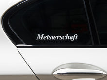 Load image into Gallery viewer, Meisterschaft Decal - Transparent Background | 2 pcs