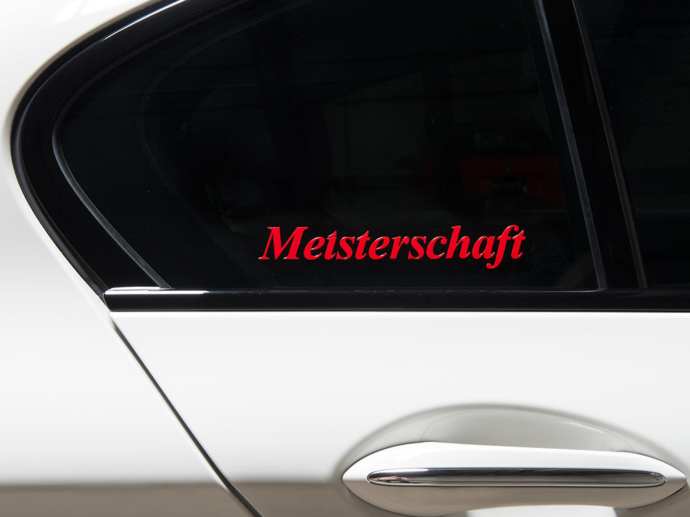 Meisterschaft Decal - Transparent Background | 2 pcs