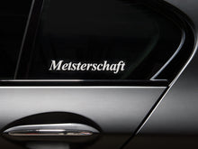 Load image into Gallery viewer, Meisterschaft Decal - Transparent Background | 2 pcs