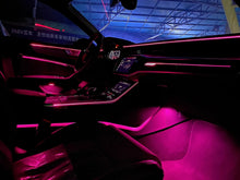 Load image into Gallery viewer, Audi A6 / A6L C8 Interior 64-Color Active Symphony Rainbow LED Ambient Light Kit 2019 - 2024