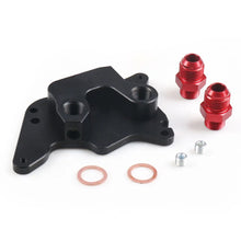 Load image into Gallery viewer, MINI Cooper S Supercharger R56 Aluminum Oil Filter / Oil Cooler Fitting Adapter with AN10 Fittings