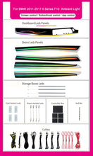 Load image into Gallery viewer, BMW 5 Series F10 / F11 / F18 RHD Interior 64-Color Dynamic Symphony LED Ambient Light Kit 2010 - 2018