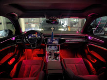Load image into Gallery viewer, Audi A6 / A6L C8 Interior 64-Color Active Symphony Rainbow LED Ambient Light Kit 2019 - 2024