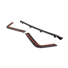 Load image into Gallery viewer, VW Transporter T6 Carbon Fiber Rear Bumper Lip Extension – Gloss Black (2015–2020)