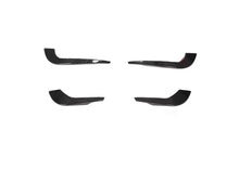 Load image into Gallery viewer, Audi A4 B9 S-Line / S4 Sedan Carbon Fiber Front Bumper Fins 2017 - 2019