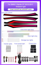 Load image into Gallery viewer, BMW 5 Series GT F07 Interior 64-Color Dynamic Symphony LED Ambient Light Kit 2010 - 2017 (Replaces 63319163715)