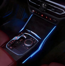 Load image into Gallery viewer, BMW 3 Series G20 / G80 &amp; 4 Series G22 / G82 Center Console Saddle LED Ambient Light Kit 2020 - 2023 (11-Color)