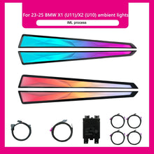 Load image into Gallery viewer, BMW X1 / X2 U10 / U11 Interior 64-Color Crystal Symphony LED Ambient Light Kit with Door Lights 2023 - 2025