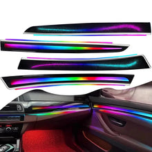 Load image into Gallery viewer, BMW 5 Series F10 / F11 / F18 Interior 64-Color Symphony Rainbow LED Ambient Light Bar Kit 2010 - 2017