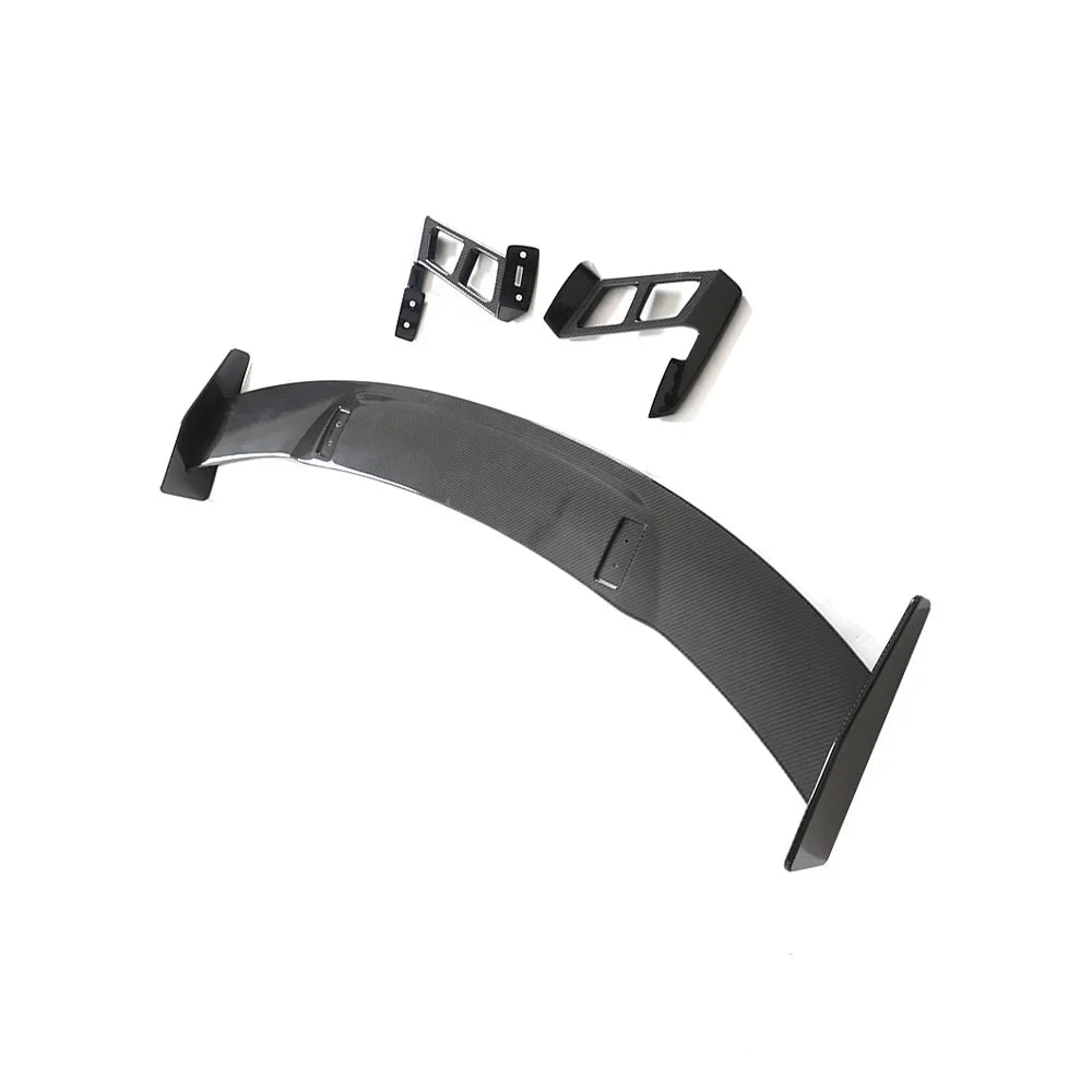 2019–2023 Audi R8 V10 Coupe M-Style High Rear Wing Spoiler – Dry Carbon Fiber