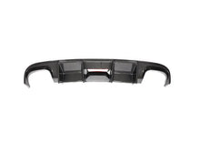 Load image into Gallery viewer, Audi A4 B8 S-Line / S4 Sedan Carbon Fiber Rear Bumper Lip With Brake Light 2008 - 2012