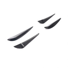 Load image into Gallery viewer, Carbon Fiber Front Bumper Canards (3-Piece Set) – BMW G80 M3 &amp; G82 M4 Coupe (2021–Present)