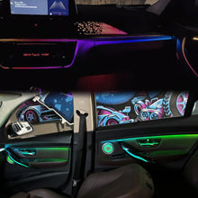 Load image into Gallery viewer, BMW 3 Series F30 RHD Interior 64-Color Dynamic Symphony LED Ambient Light Kit with Armrest Trim 2013 - 2019