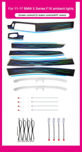 Load image into Gallery viewer, BMW 5 Series F10 / F11 / F18 Interior 64-Color Symphony Rainbow LED Ambient Light Bar Kit 2010 - 2017