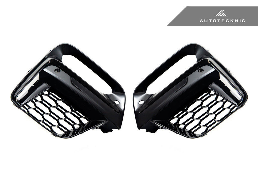 AutoTecknic Gloss Black Lower Grille Trim Set - G01 X3 | G02 X4 M40I Pre-LCI