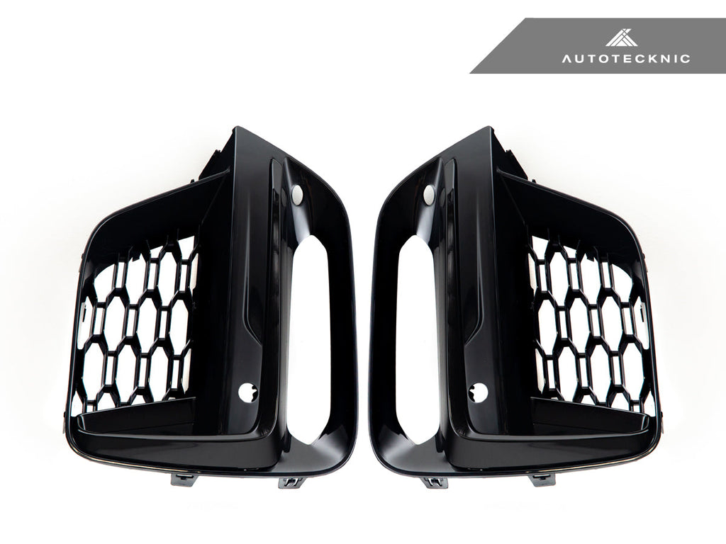 AutoTecknic Gloss Black Lower Grille Trim Set - G01 X3 | G02 X4 M40I Pre-LCI