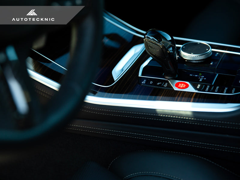 AutoTecknic Carbon Fiber Gear Selector Side Trims - G22 4-Series