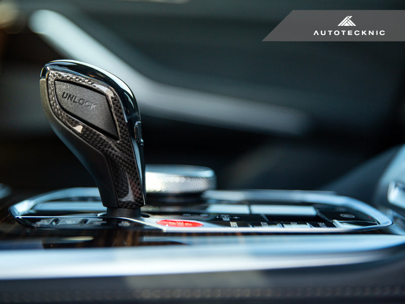 AutoTecknic Carbon Fiber Gear Selector Side Trims - G20 3-Series