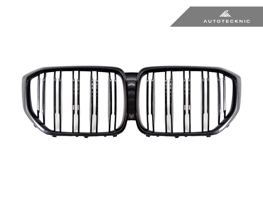 AutoTecknic Painted Dual-Slat Glazing Black Front Grille - G05 X5