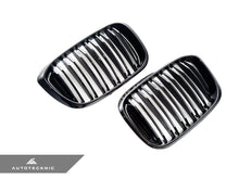 Load image into Gallery viewer, AutoTecknic Dual-Slats Gloss Black Front Grille Set - G01 X3 | G02 X4 Pre-LCI