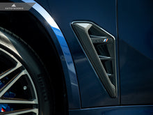 Load image into Gallery viewer, AutoTecknic Dry Carbon Fiber Side Vent Set - F95 X5M