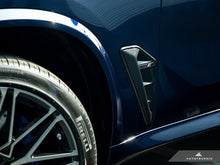 Load image into Gallery viewer, AutoTecknic Dry Carbon Fiber Side Vent Set - F95 X5M Pre-LCI