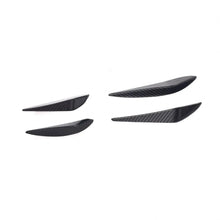Load image into Gallery viewer, Carbon Fiber Front Bumper Canards (3-Piece Set) – BMW G80 M3 &amp; G82 M4 Coupe (2021–Present)