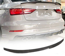 Load image into Gallery viewer, Audi A3 8V S-Line / S3 / RS3 Sedan Carbon Fiber Rear Trunk Spoiler Wing Lip 2014 - 2019