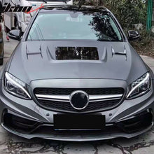 Load image into Gallery viewer, 2015-2020 Mercedes Benz W205 Transparent Vented Car Hood Iron
