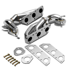 Load image into Gallery viewer, 1997-2005 Audi 2.7L B5 C5 Bi-Turbo Stainless Steel Header