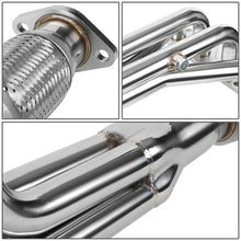 Load image into Gallery viewer, 06-11 Hyundai Accent Header with Midpipe Stainless Steel