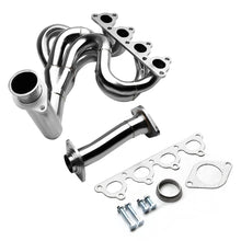 Load image into Gallery viewer, 88-00 Honda Civic/Del Sol/CRX Drag Header +20HP Stainless Steel
