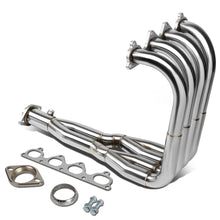 Load image into Gallery viewer, 90-00 Honda Civic / 94-01 Integra H22 Swap Tri-Y Header Stainless Steel