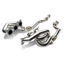 Load image into Gallery viewer, 2010-2013 Hyundai Genesis Long Tube Header w/ H-Pipe Stainless Steel