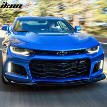 Load image into Gallery viewer, 2016-2018 Chevy Camaro 2Dr ZL1 Style Unpainted Black Upper Grille ABS