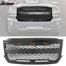 Load image into Gallery viewer, 2016-2018 Chevy Silverado 1500 Front Bumper Hood Mesh Grille Grill