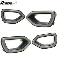 Load image into Gallery viewer, 2015-2023 Dodge Charger Black Front Bumper Foglights Grille Lights PP