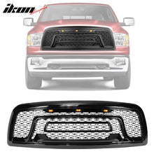 Load image into Gallery viewer, 2009-2012 Dodge Ram 1500 Gloss Black Front Upper Grille W/Signal Light