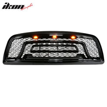 Load image into Gallery viewer, 2009-2012 Dodge Ram 1500 Gloss Black Front Upper Grille W/Signal Light
