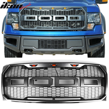 Load image into Gallery viewer, 2009-2014 Ford F150 New R Front Bumper Grille Hood Mesh Package ABS