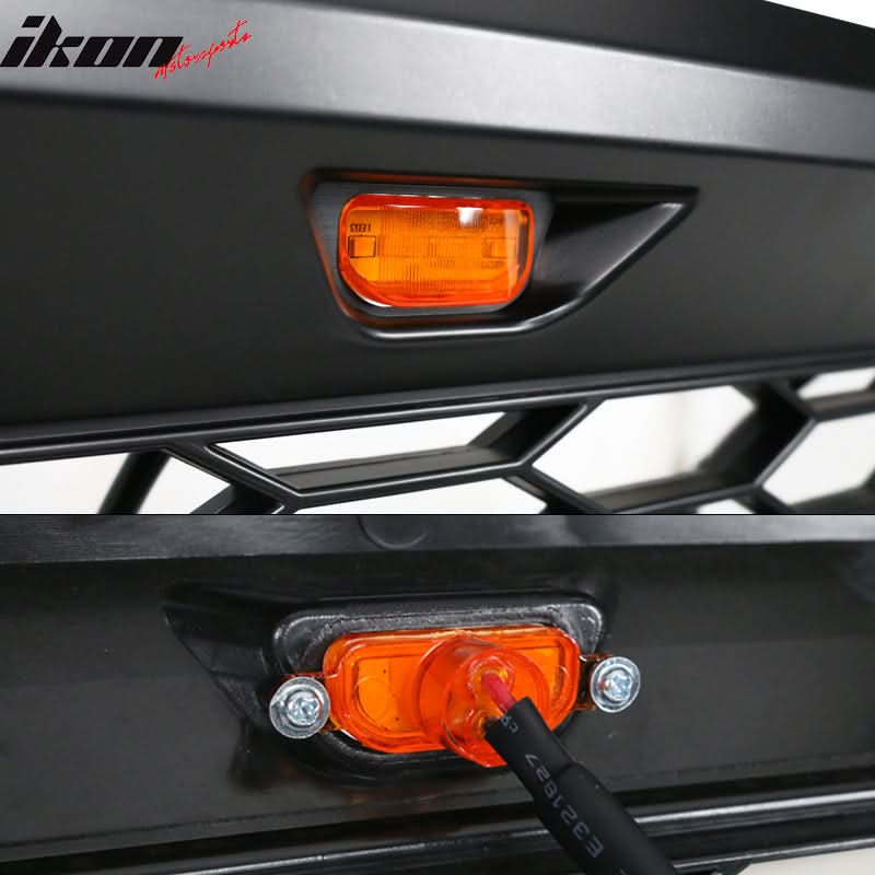 2015-2017 Ford F150 R Front Bumper Hood Mesh LED Grille Replacement