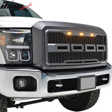 Load image into Gallery viewer, 2011-2016 Ford F-250 F-350 Super Duty R Style Matte Black Grille