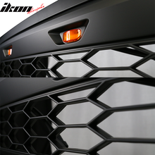Load image into Gallery viewer, 2017-2019 F-250 F-350 R Style Front Bumper Hood Grille Matte Black