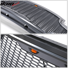 Load image into Gallery viewer, 2017-2019 Ford F250 F350 LED Honeycomb Mesh Front Bumper Grille Hood