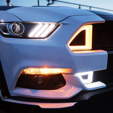 Load image into Gallery viewer, 2015-2017 Ford Mustang Front Hood Grille White DRL LED w/ Turn Signal